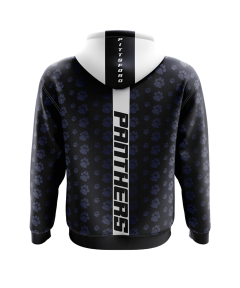Pittsford Panthers Hoodie - Navy PAW product image 2, provided for visual reference and product detail review