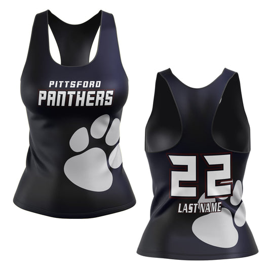 Pittsford Panthers Racerback - NAVY product image 1, provided for visual reference and product detail review