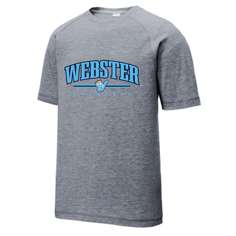 Webster-Royals-Grey/Navy-Heather-Ss-Shirt product image 1, provided for visual reference and product detail review