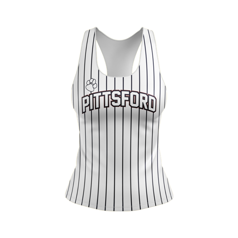 Pittsford Panthers Racerback- Striped product image 1, provided for visual reference and product detail review