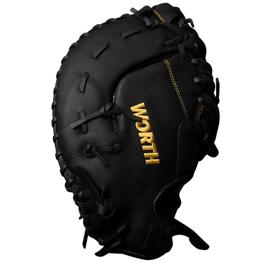 Worth Player Series Slowpitch First Base Mitt 13'' WPL130-FB product image 1, provided for visual reference and product